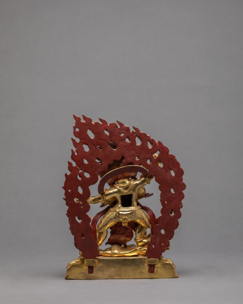 Sakya Vajrapani Statue | Gold Gilded Buddhist Statue