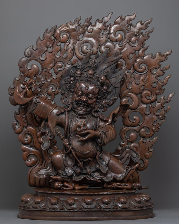 Mahakala Bernagchen Copper Statue