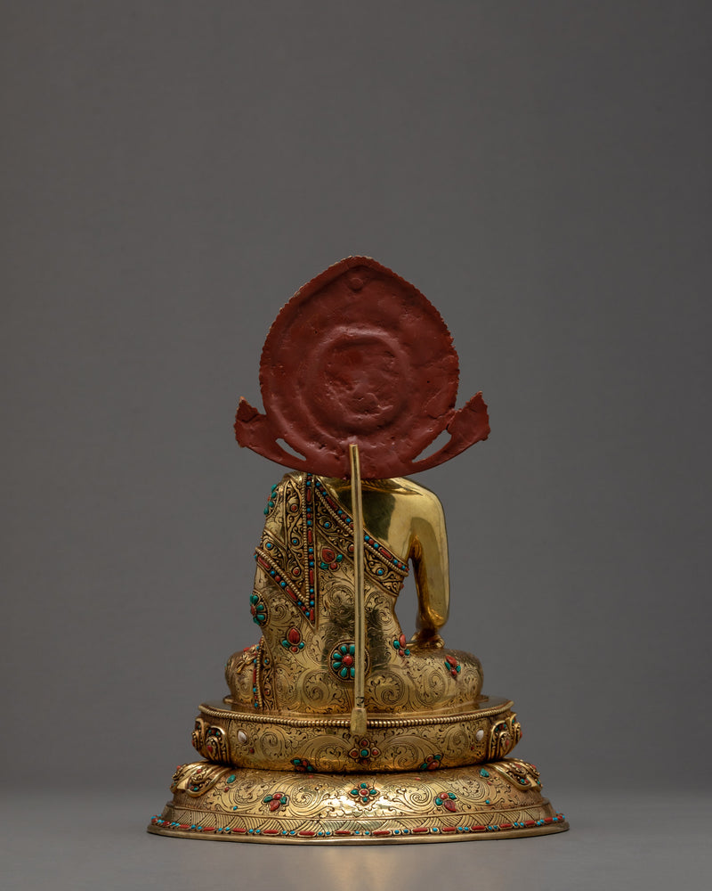 Buddha Shakyamuni Sculpture | Buddhism Enlightened Deity Statue