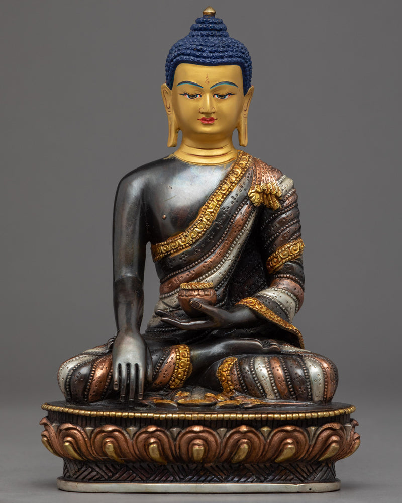 Shakyamuni Buddha Gold Sculpture 