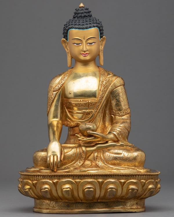 Seated Buddha Shakyamuni Sculpture