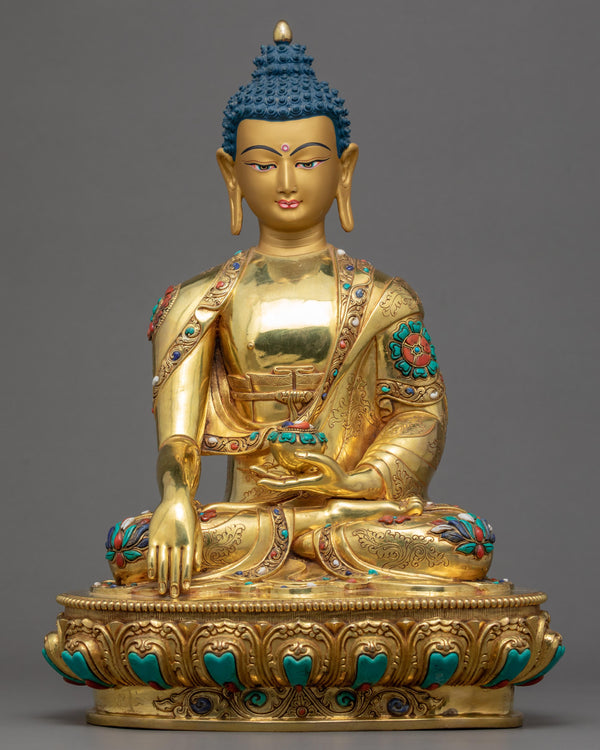 Shakyamuni Buddha Gold Statue