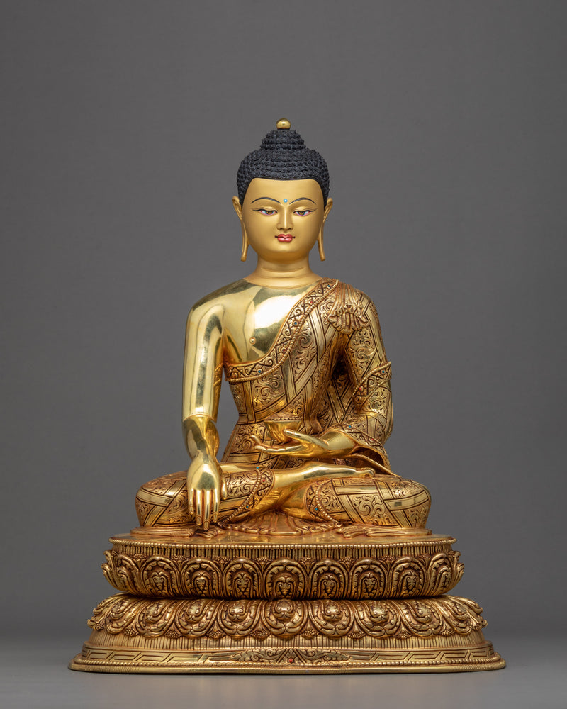 Three Buddhas Statue | Traditionally Hand Carved Statue