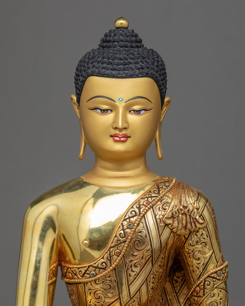 Three Buddhas Statue | Traditionally Hand Carved Statue