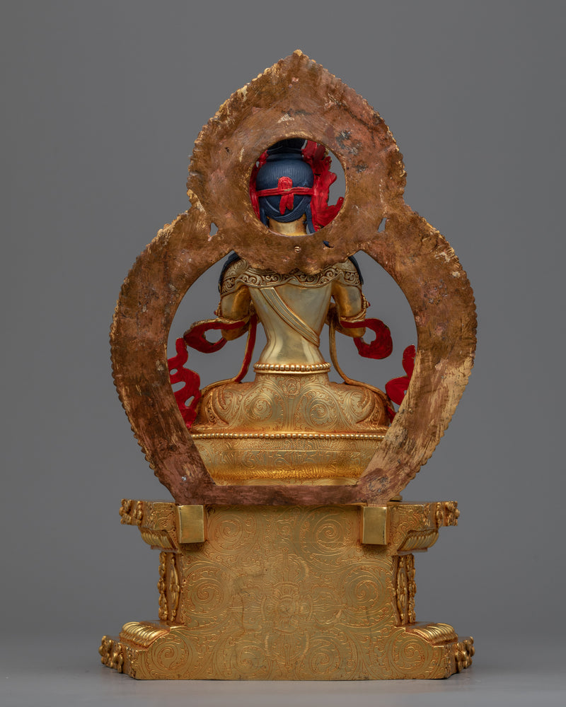 Buddha Vajradhara Statue | Traditional Tibetan Primordial Buddha Sculpture