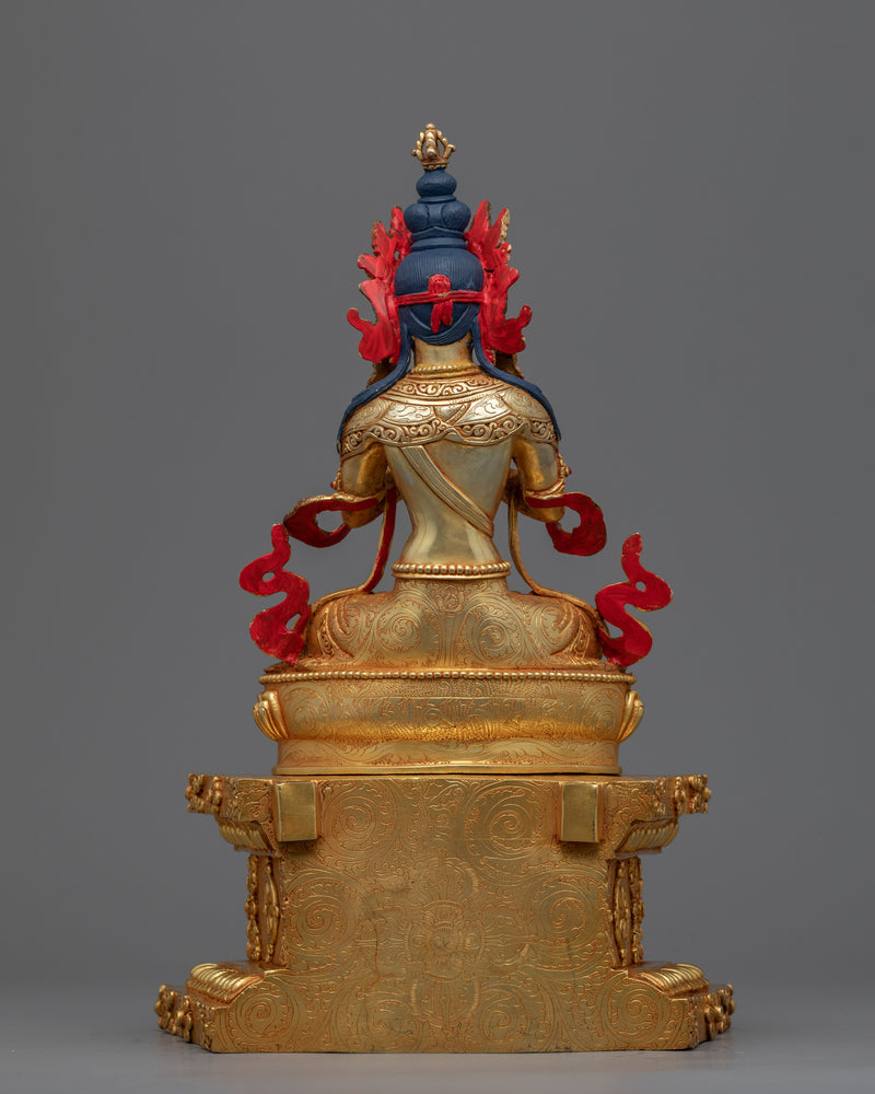 Buddha Vajradhara Statue | Traditional Tibetan Primordial Buddha Sculpture