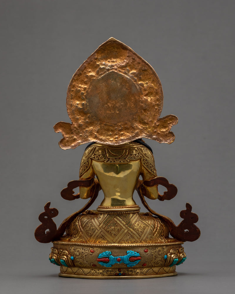 Green Tara With Bodhisattva Statue Set | Vajradhara | Vajrasattva | Chenrezig