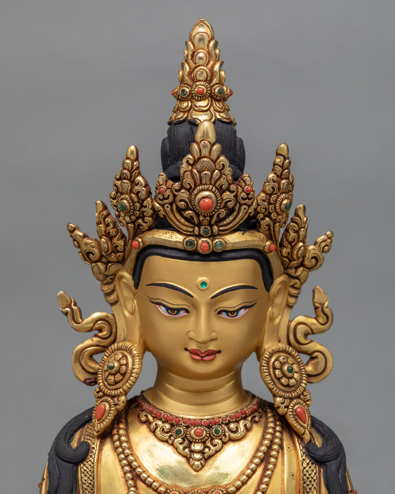 Vajradhara Statue | Dharmakaya Dorje Chang | Tibetan Buddhist Art