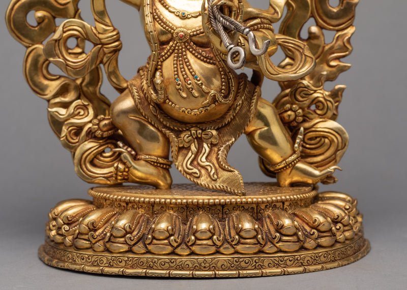 Vajrapani Statue | Plated With Gold Buddhist Art