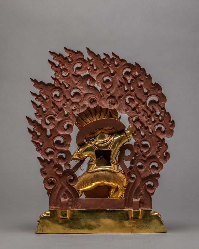 Vajrapani   | Bodhisattva Statue | Traditionally Gold Glided Sculpture