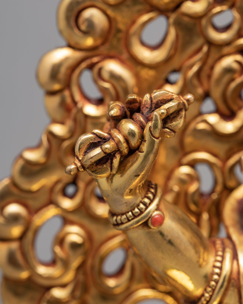 Vajrapani Statue | Plated With Gold | Himalayan Buddhist Art