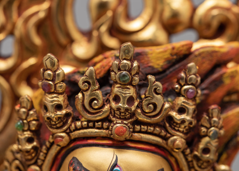 Vajrapani Statue | Plated With Gold | Himalayan Buddhist Art