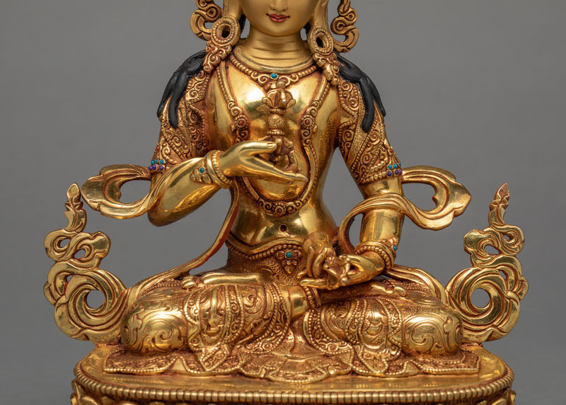 Dorje Sempa | Vajrasattva Statue For Ngondro Practice | Tibetan Buddhist Deity