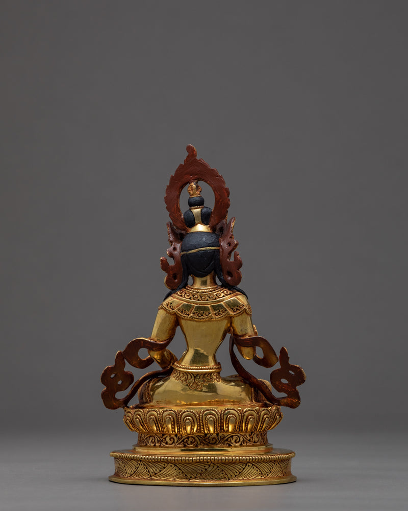 Seated Vajrasattva | Powerful Deity Of Purification | 24K Gold Gilded Statue