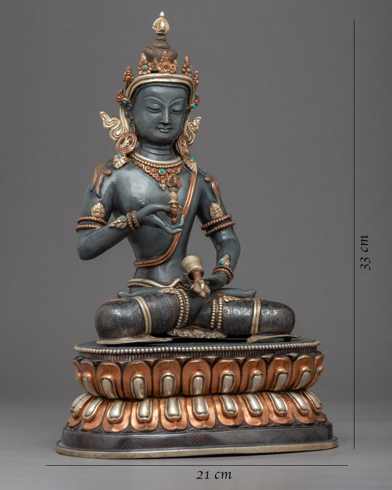 Vajrasattva Practice Sculpture | Hand Carved Tibetan Art