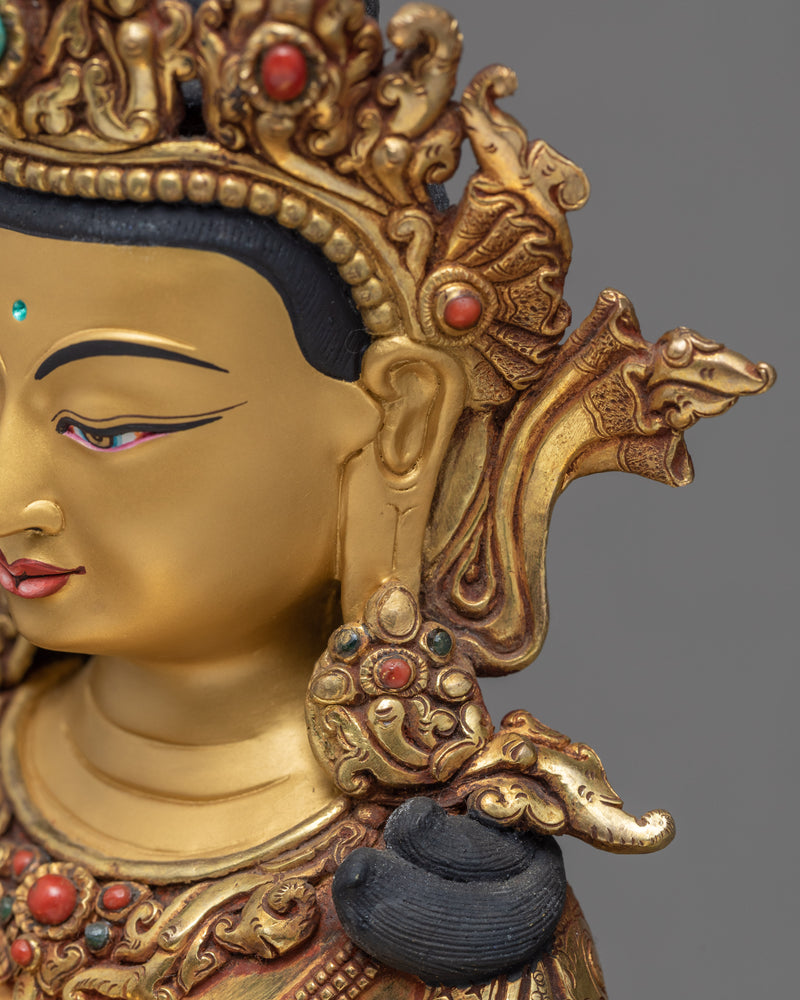 Vajrasattva Statue | Traditional Dorje Sempa Art | Tibetan Statue