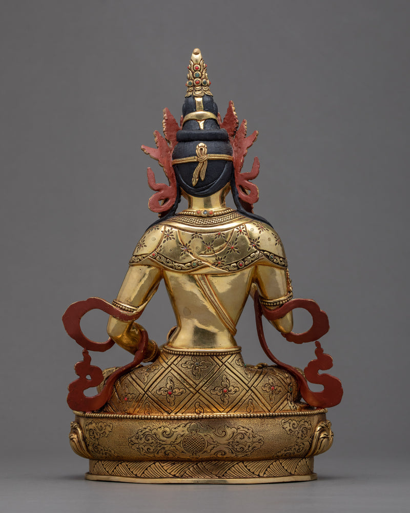 Tibetan Vajrasattva Statue | Traditionally Hand Made Sculpture