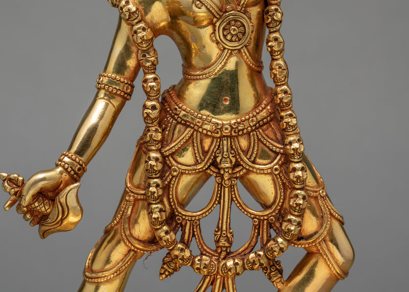 Vajrayogini Statue |  Gold Gilded Dakini Statue |  Buddhist Art