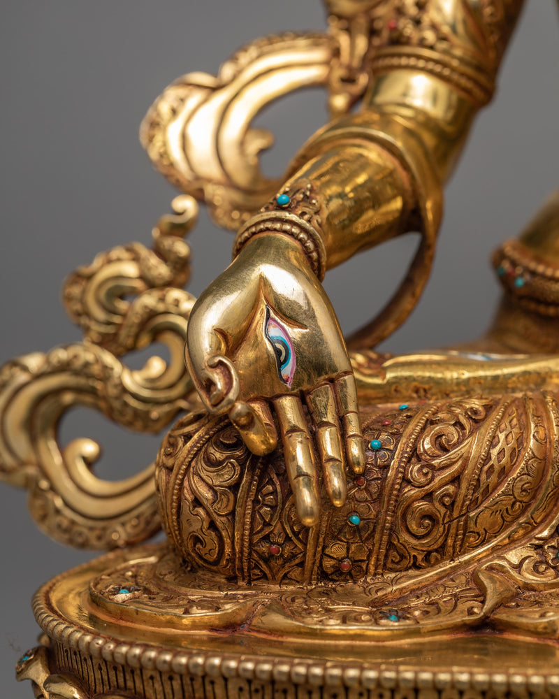 White Tara | Gold Plated Statue