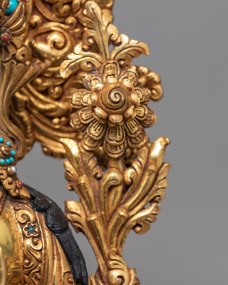 White Tara | Gold Plated Statue