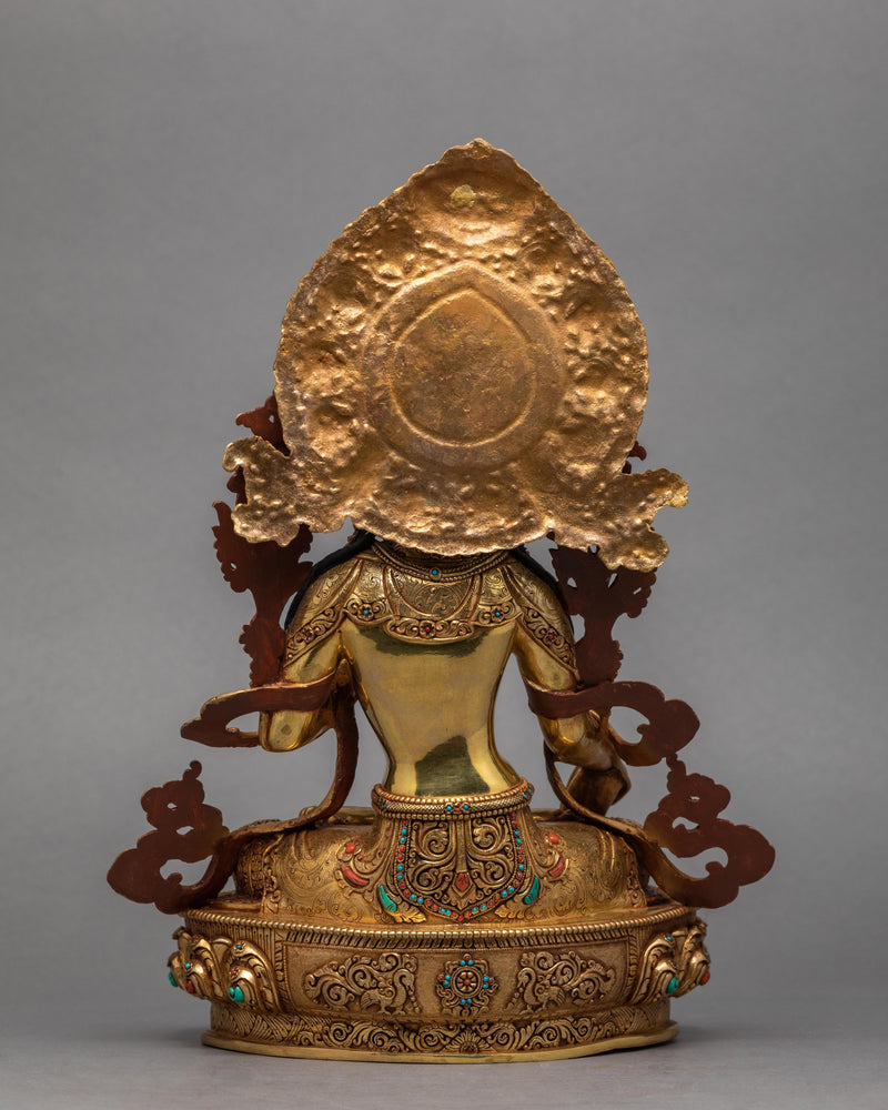 White Tara | Gold Plated Statue