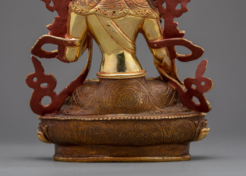 White Tara Statue | Traditional Female Buddha Sculpture