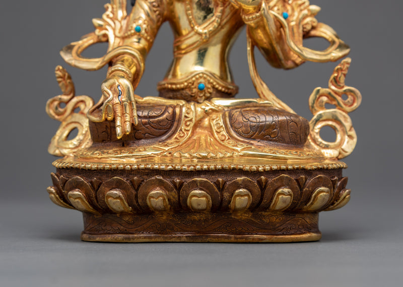 White Tara Statue | Traditional Female Buddha Sculpture