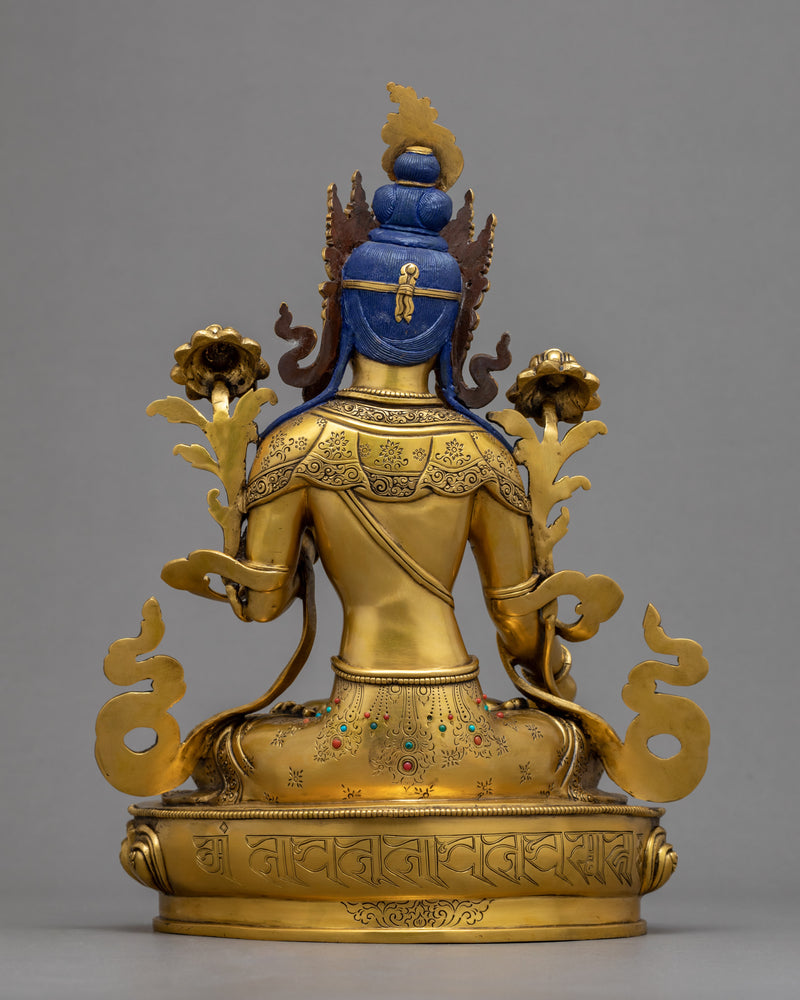 White Tara Goddess Sculpture | Traditional Buddhist Art