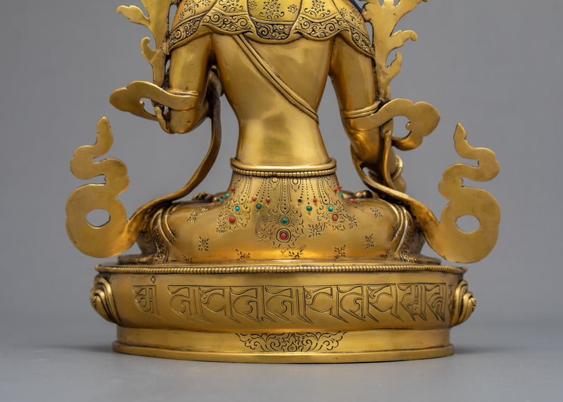 White Tara Goddess Sculpture | Traditional Buddhist Art