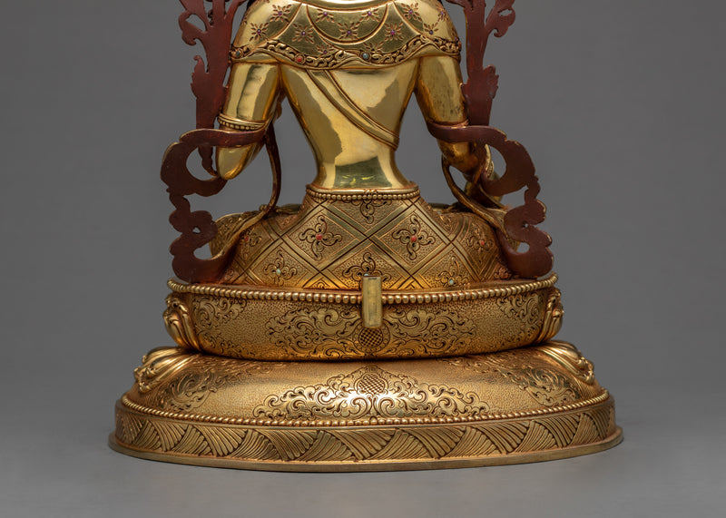 Medium White Tara Statue | Deity of Compassion