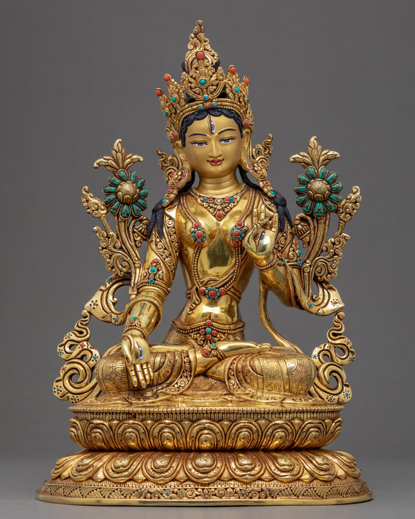 The White Tara Sculpture