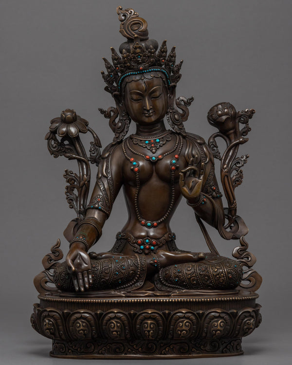 White Tara Art Sculpture