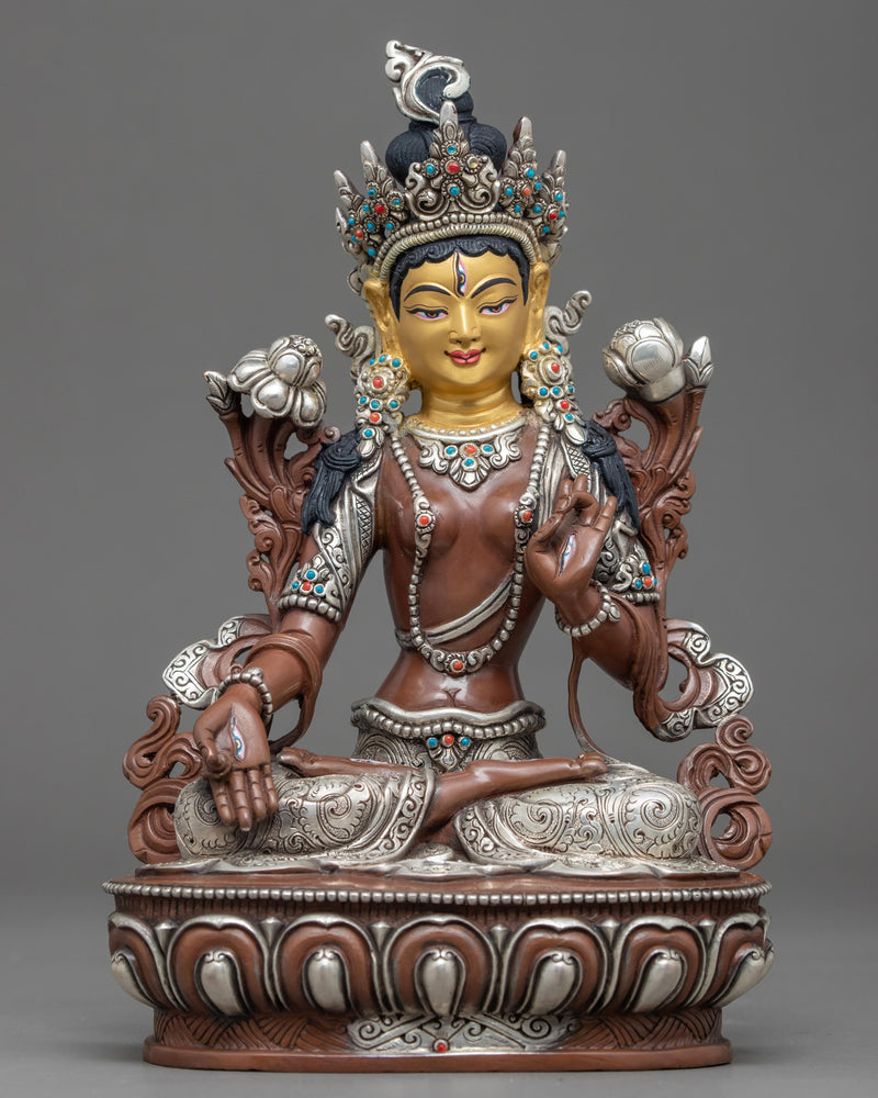 White Tara Buddha Statue