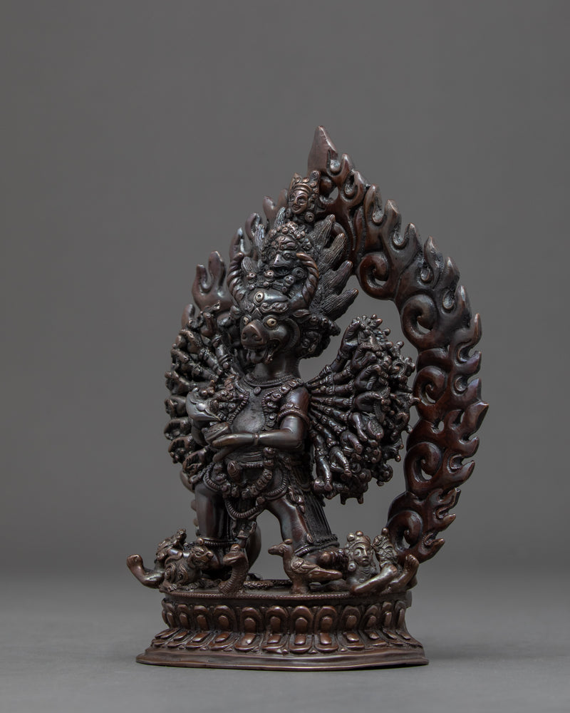 Yamantaka Sculpture | Traditionally Hand Carved Buddhist Statue