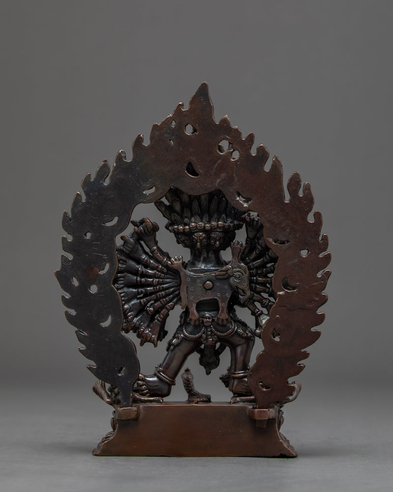 Yamantaka Sculpture | Traditionally Hand Carved Buddhist Statue