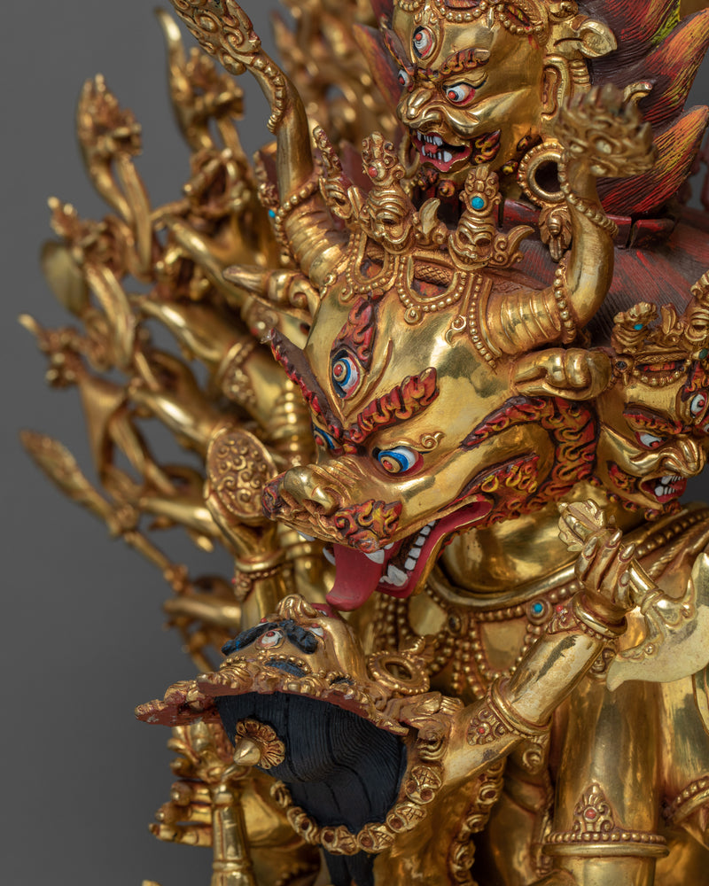 Yamantaka Statue | Wrathful Form Of Manjushri