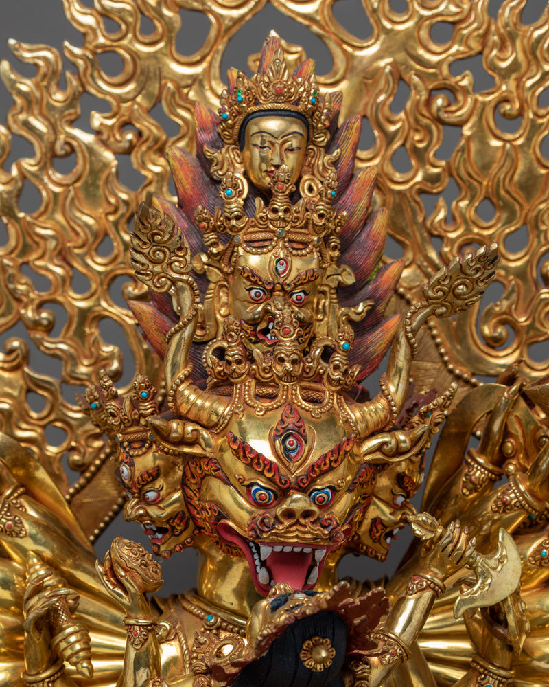 Yamantaka Statue | Wrathful Form Of Manjushri