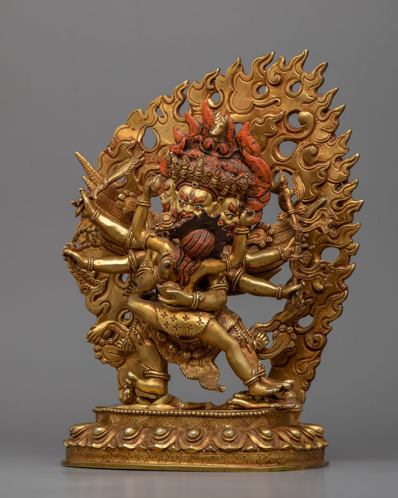 Hayagriva Mantra Practice Sculpture |  Handmade in Nepal, Himalayan Buddhist Art