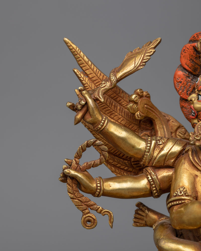 Hayagriva Mantra Practice Sculpture |  Handmade in Nepal, Himalayan Buddhist Art