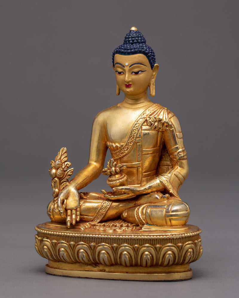 Medicine Buddha Small Statue | Bhaiṣajyaguru Healing Deity