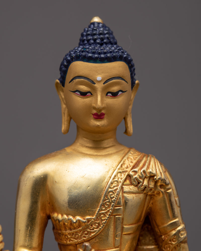 Medicine Buddha Small Statue | Bhaiṣajyaguru Healing Deity