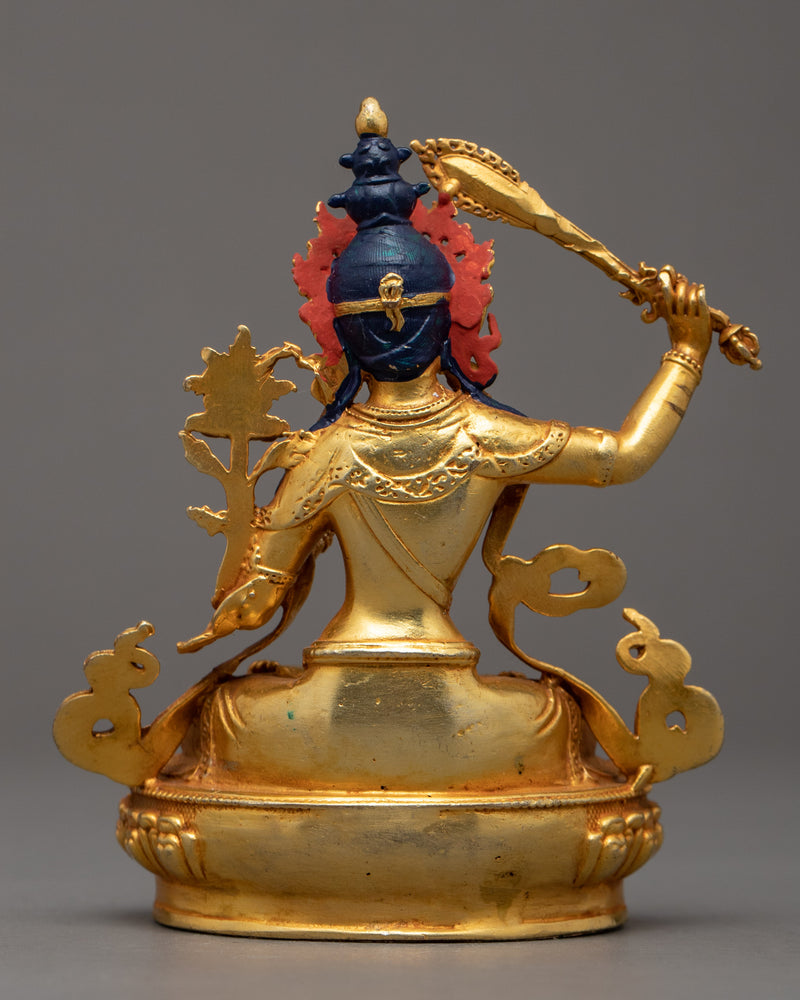 Peaceful Manjushri Sculpture | Himalayan Buddhist Art