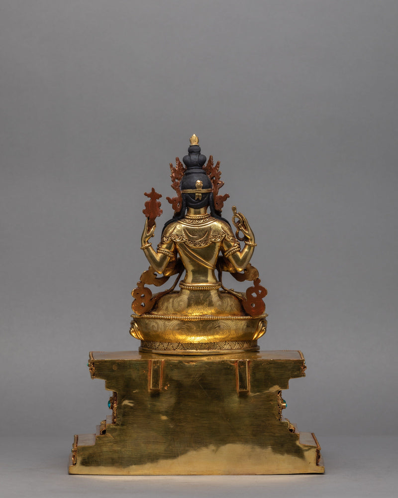 Bodhisattva Avalokiteshvara Statue | Chenrezig in Throne