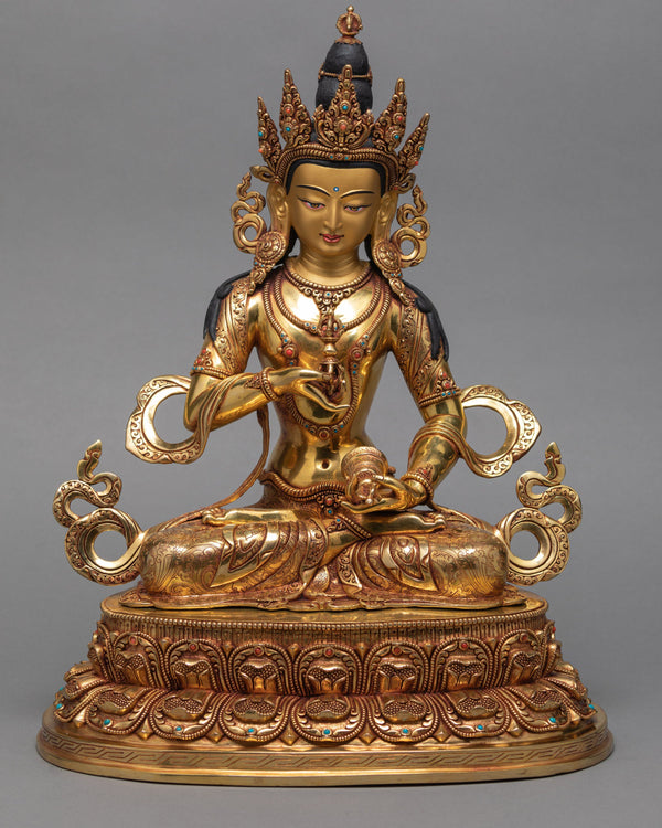 gold vajrasattva statue