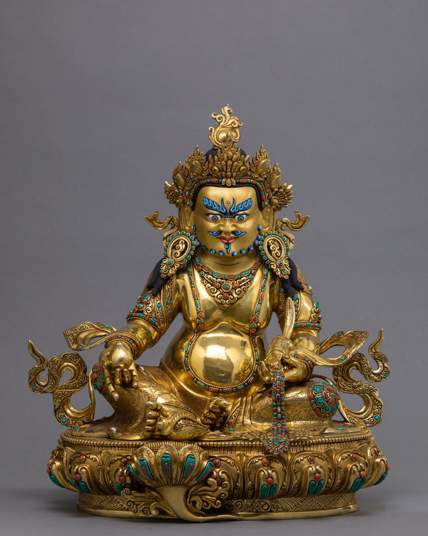 Jambhala Statue, Buddhist Deity Of Wealth 