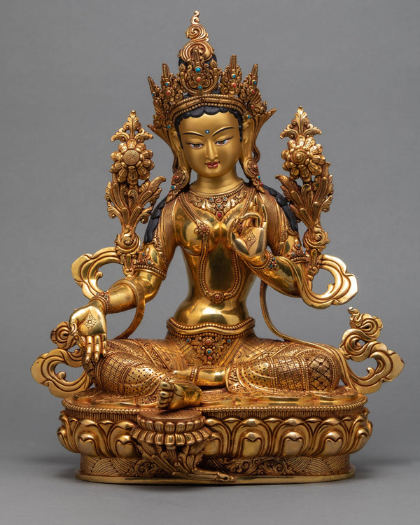 green tara statue