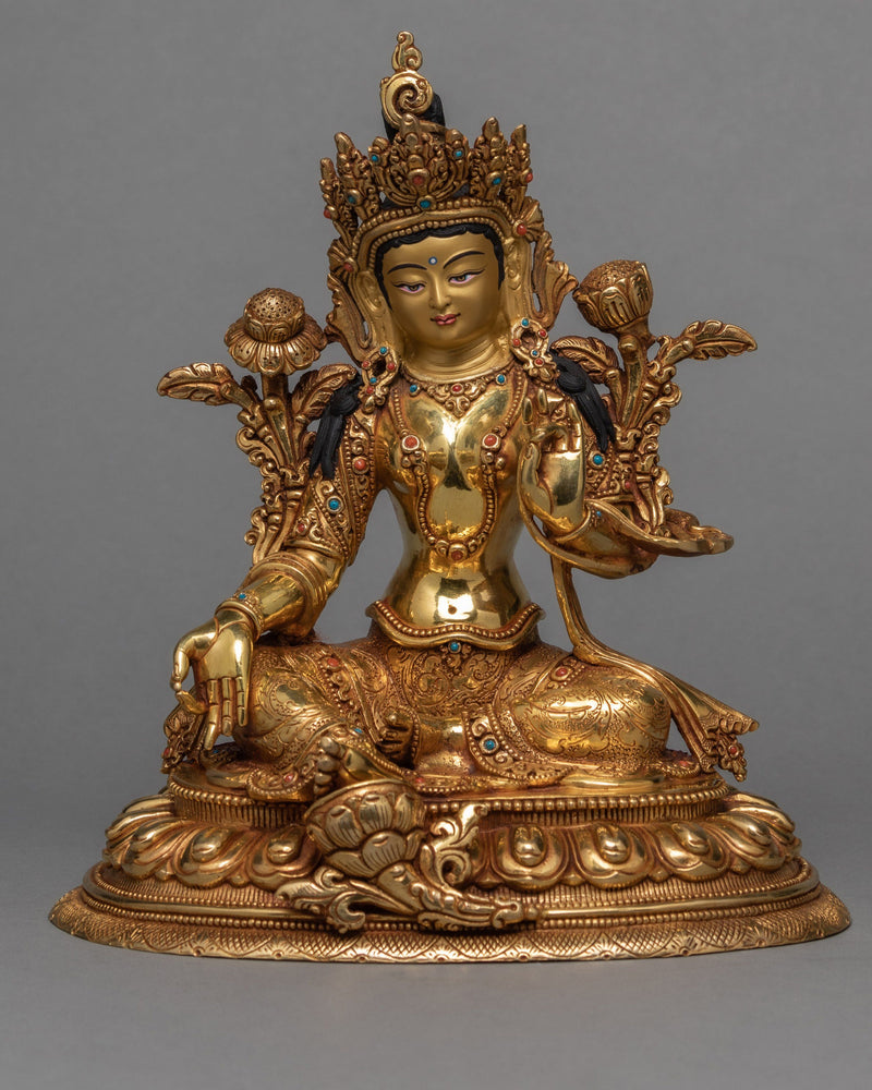 green tara statue