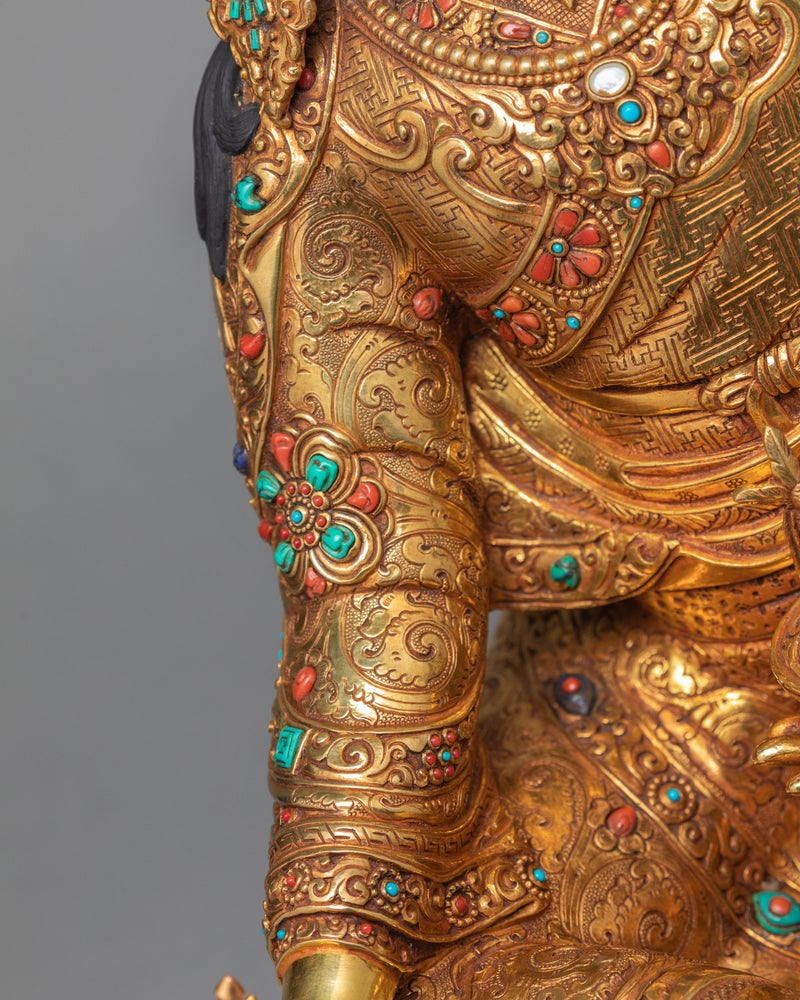 Guru Rinpoche Statue | Padmasambhava Art | Tibetan Sculpture