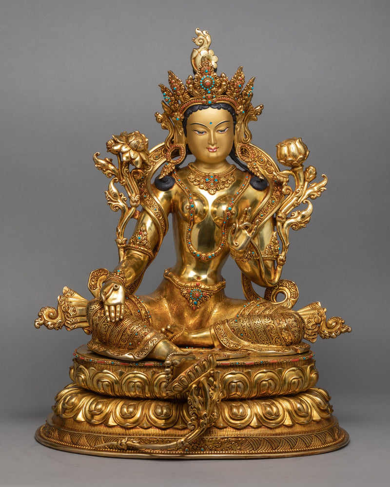 Mother Green Tara Statue