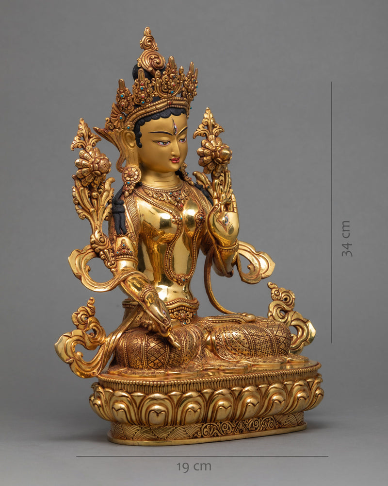 White Tara Statue